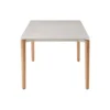 Vipp718 Open-Air Table, teak/light grey