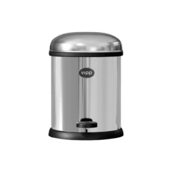 VIPP12 pedalspand, stainless steel
