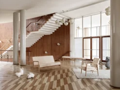 VLA75 Foyer bænk, Sif 90/olieret eg