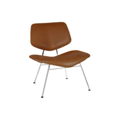 VL135 Cosy fuldpolstret loungestol, Savanne 30322/krom