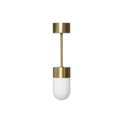 Vox Ceiling Light, brass/opal