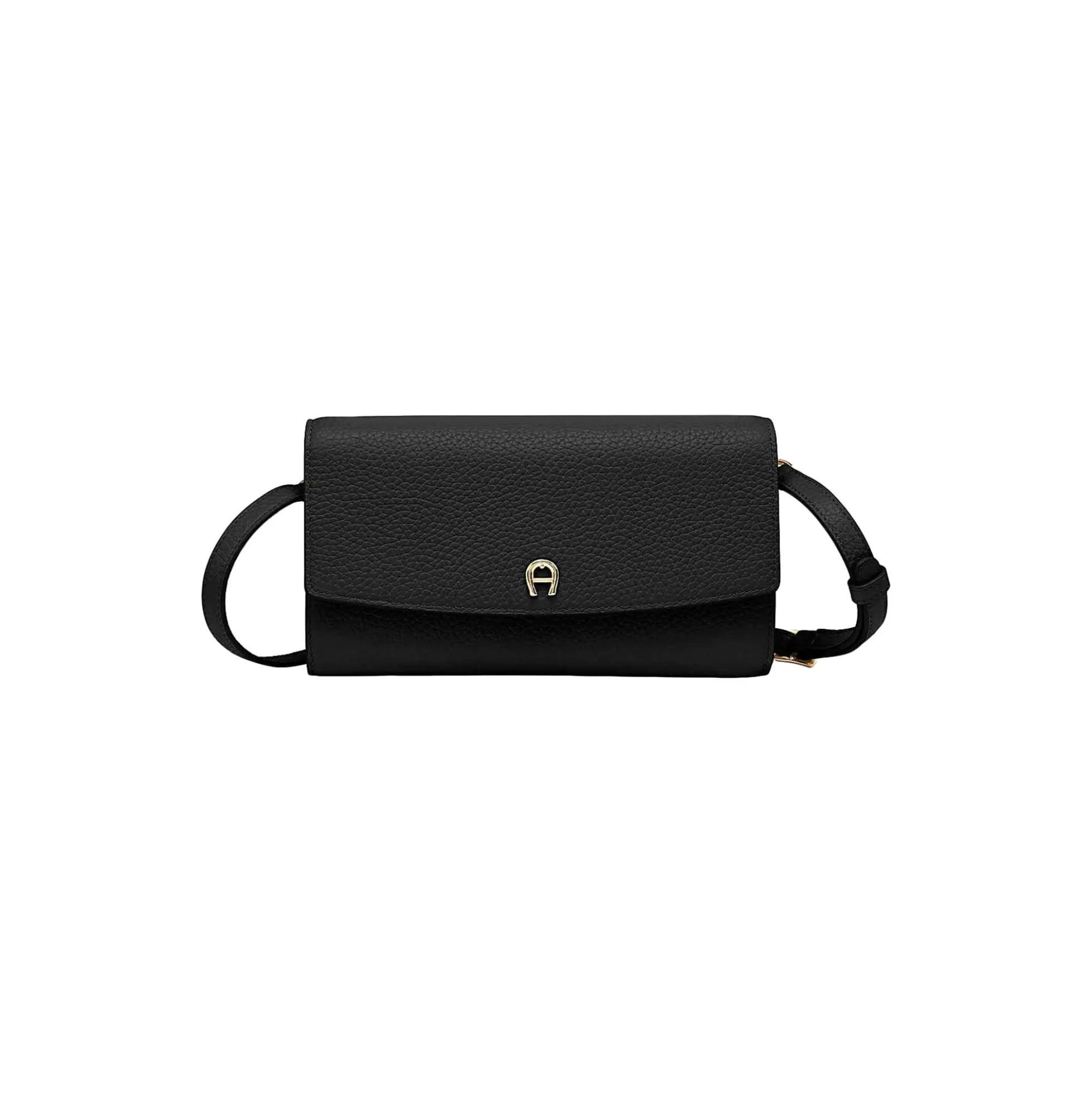 Wallet With Strap, black