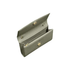 Wallet With Strap, moss green