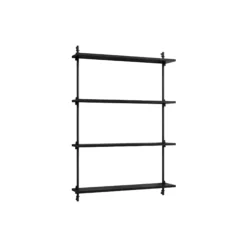 Wall Shelving Medium, black/black