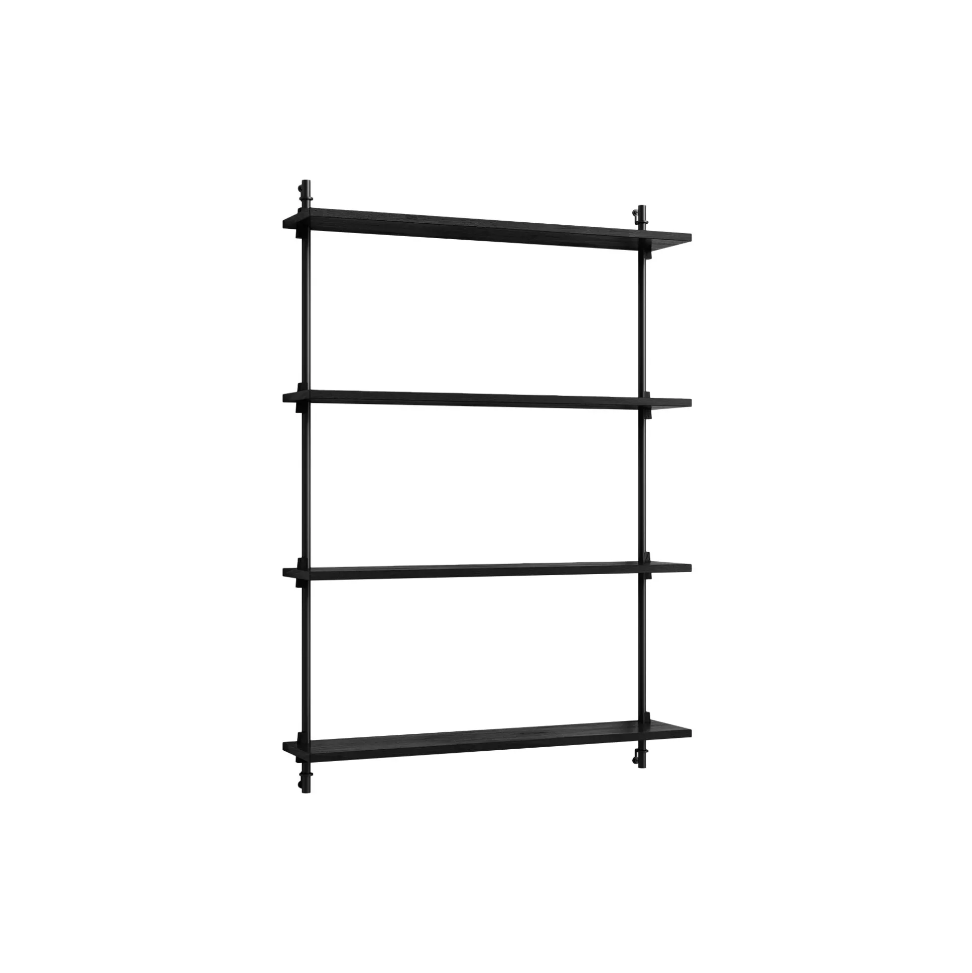 Wall Shelving Medium, black/black