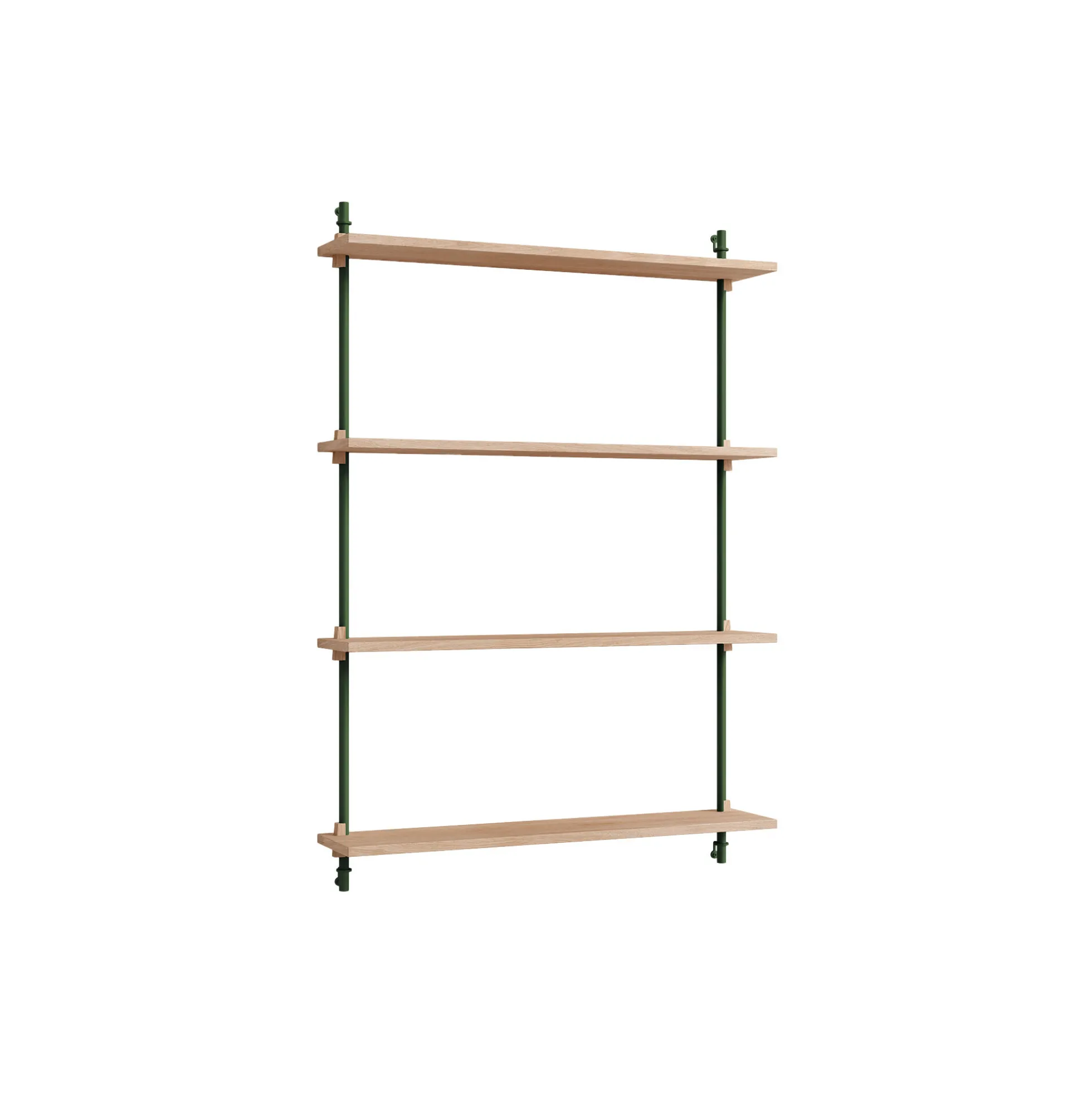 Wall Shelving Medium, oak/pine green