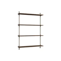 Wall Shelving Medium, smoked oak/warm grey