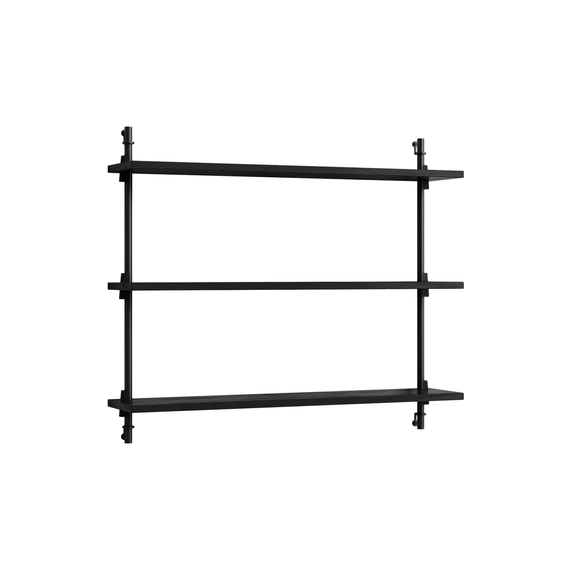 Wall Shelving Small, black/black