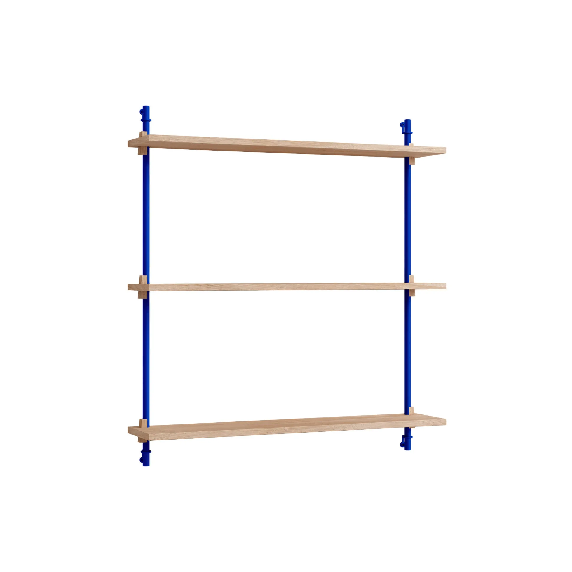 Wall Shelving Standard, oak/deep blue