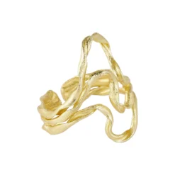 Willow ring, forgyldt
