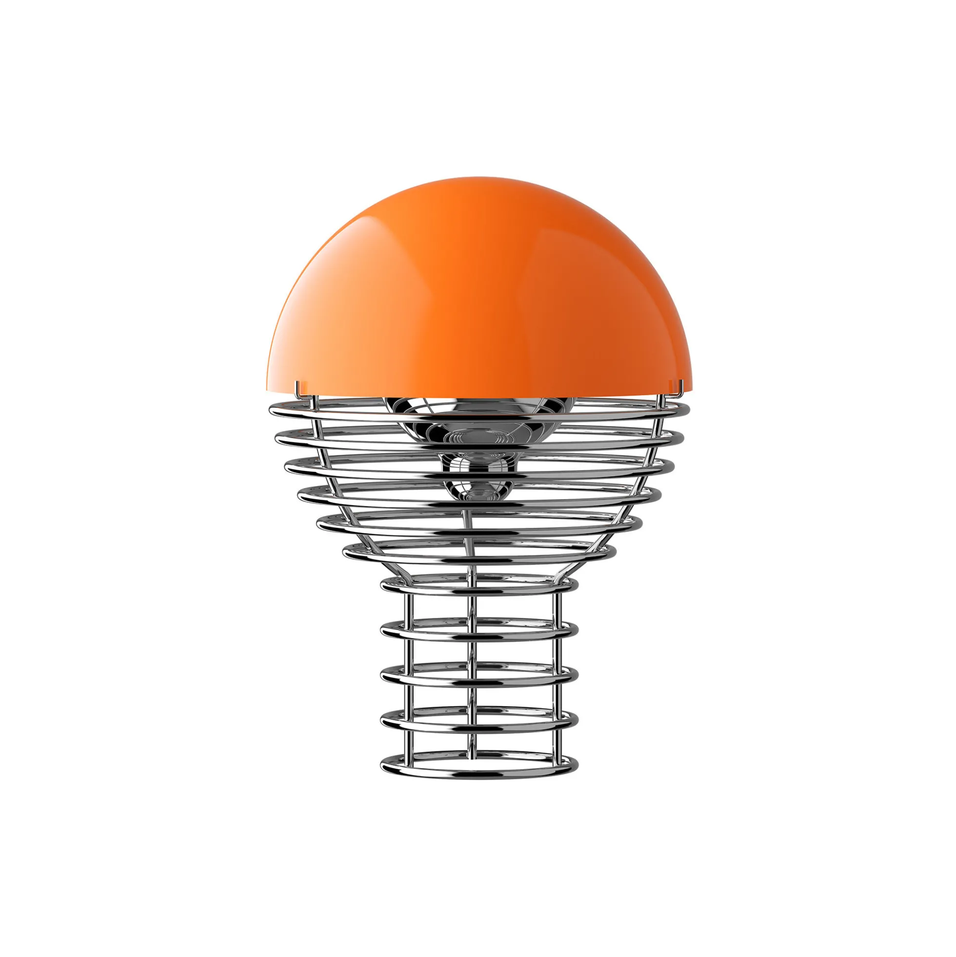Wire Portable bordlampe, orange