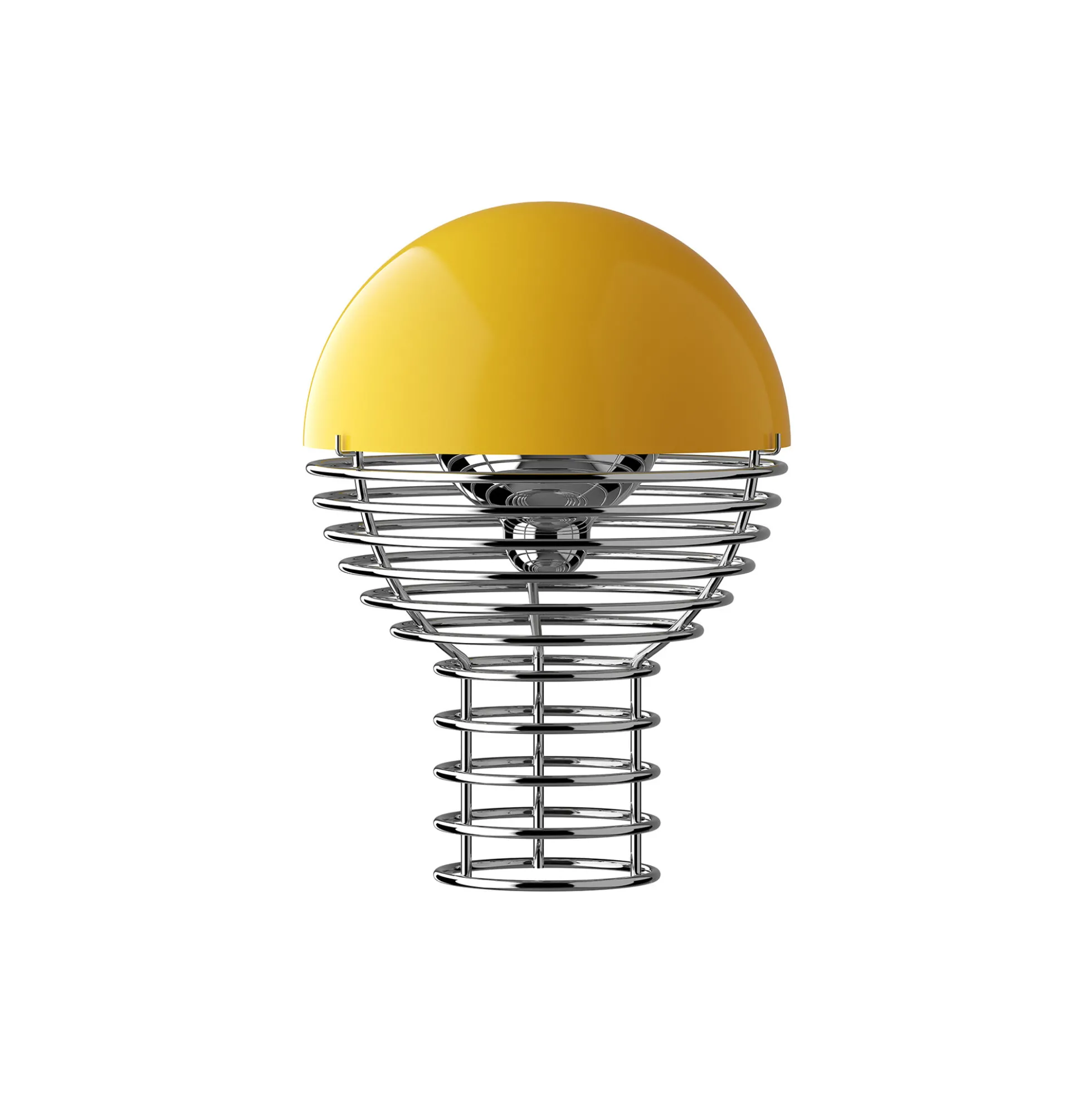 Wire Portable bordlampe, yellow