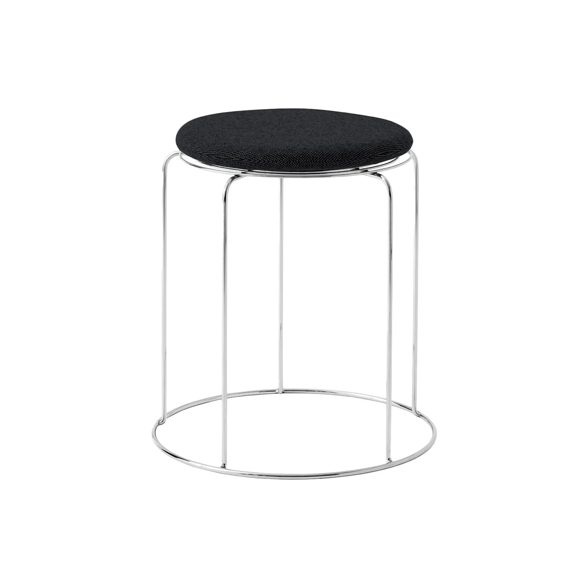 Wire Stool VP11 skammel med hynde, Hallingdal 180