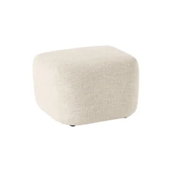 Wolke Ottoman, bouclé light beige