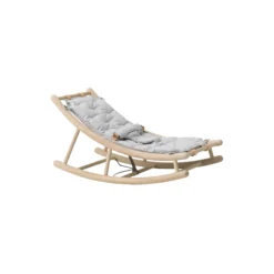 Wood baby & junior vippestol, eg/grå