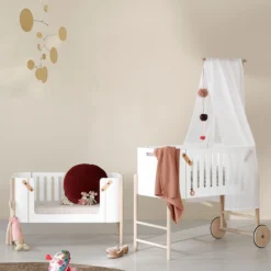 Wood co-sleeper sengehimmel, hvid