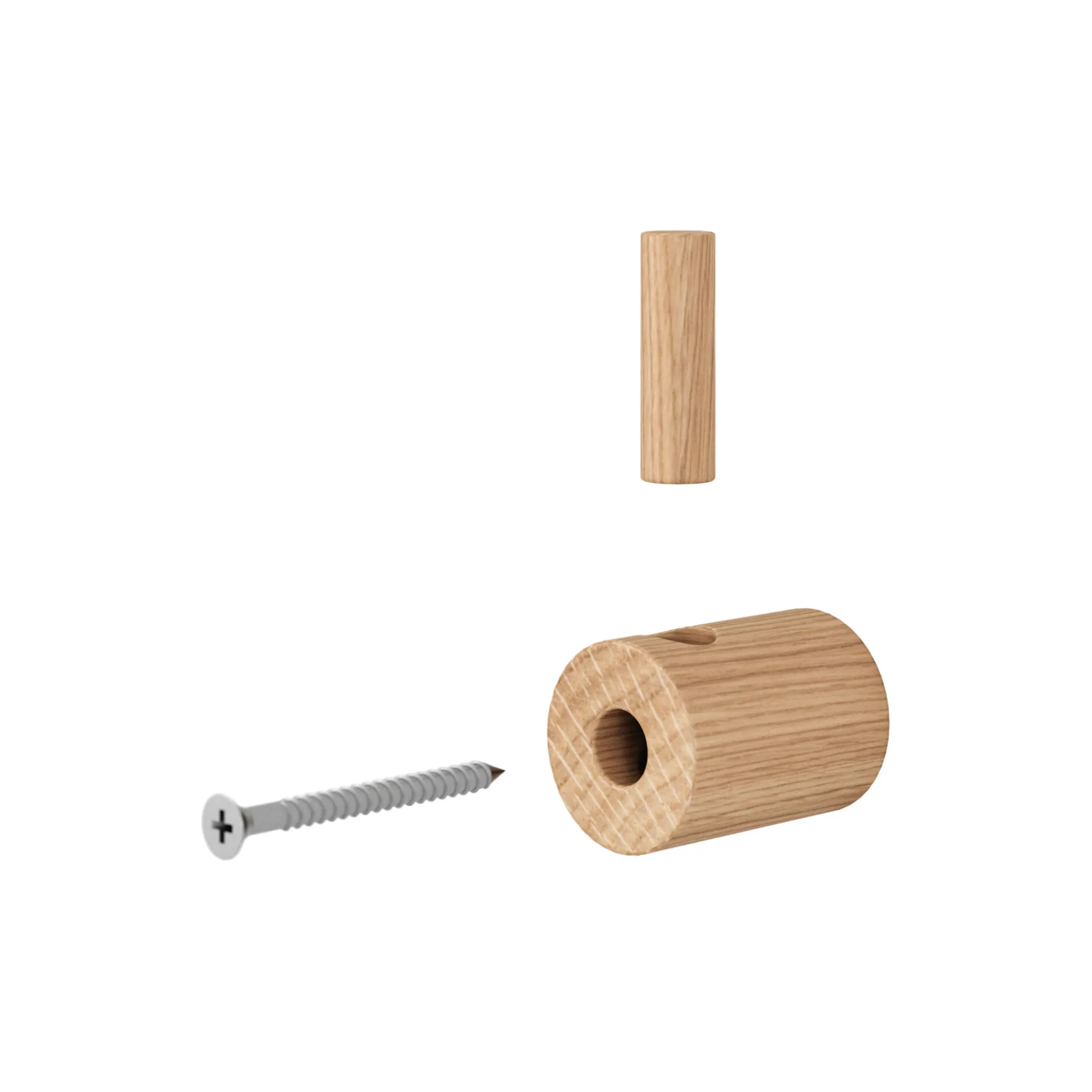 Wooden Wall Hook, oak