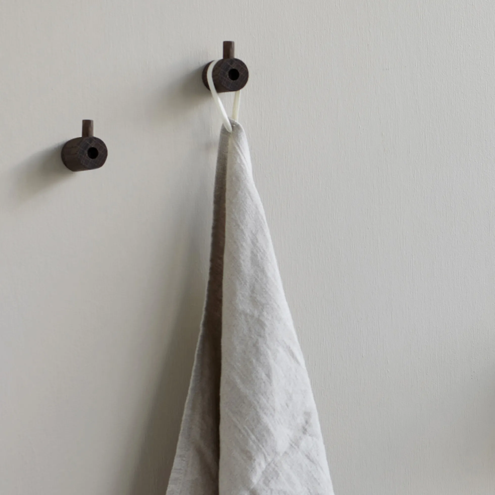 Wooden Wall Hook, smoked oak