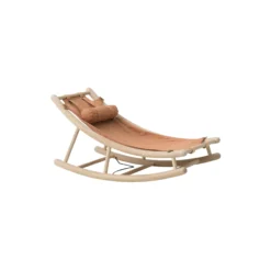 Wood junior vippestol, eg/karamel