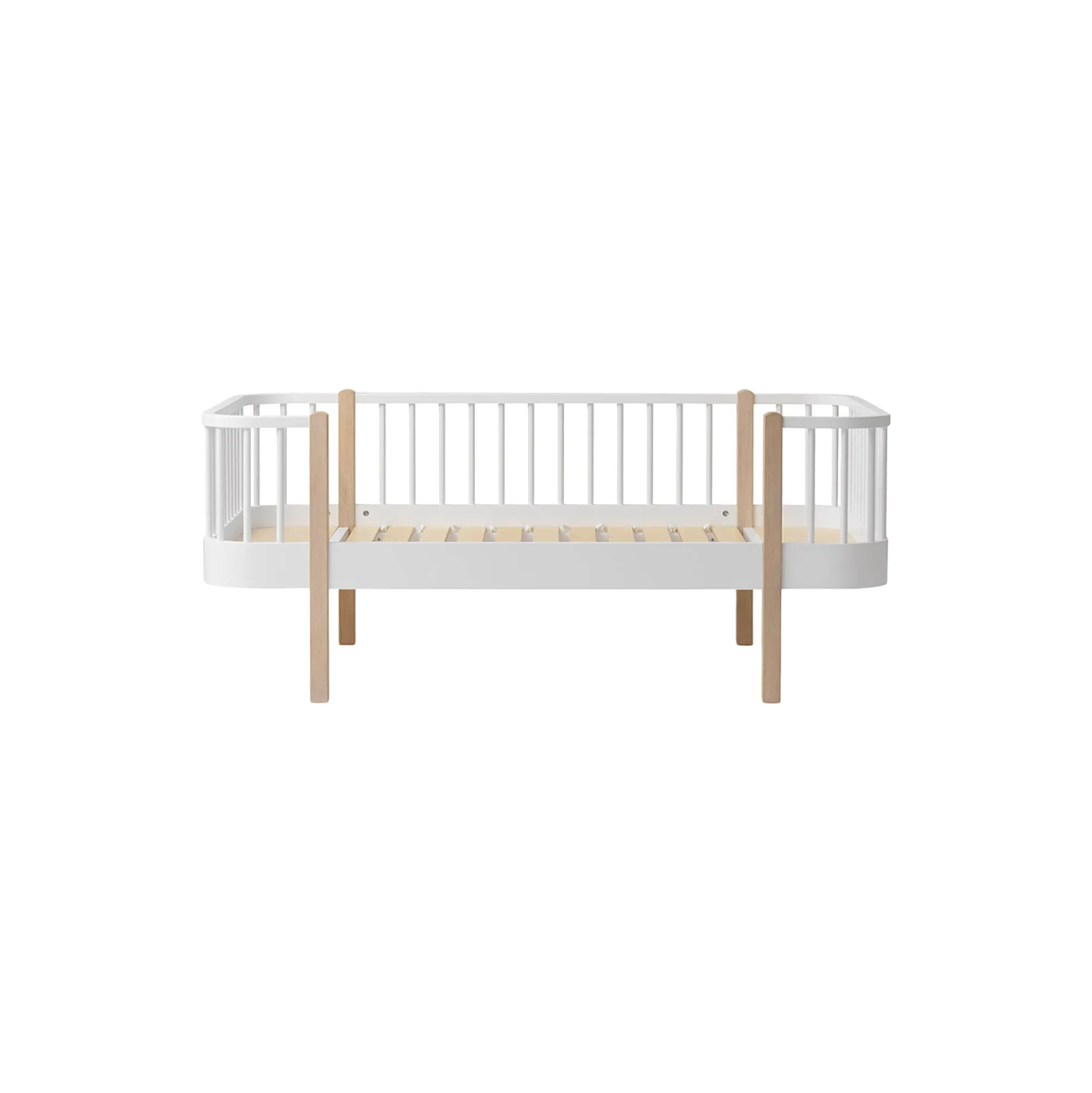 Wood Original junior sofaseng 90x160cm, hvid/eg