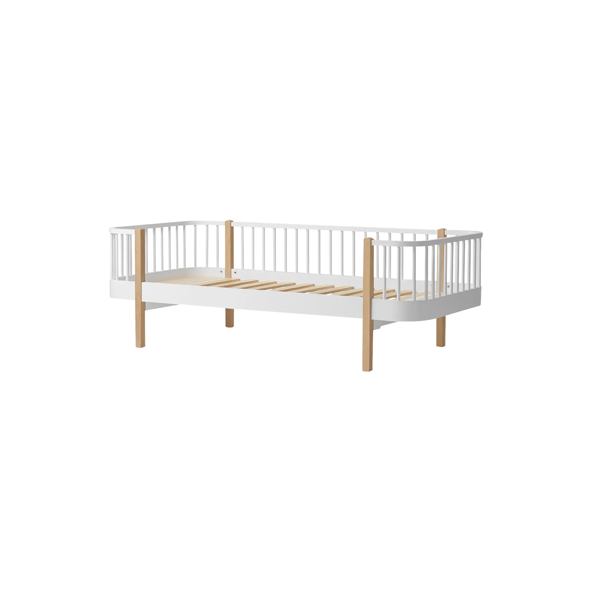 Wood Original sofaseng 90x200 cm, hvid/eg