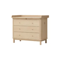Wood puslekommode 3 skuffer, eg