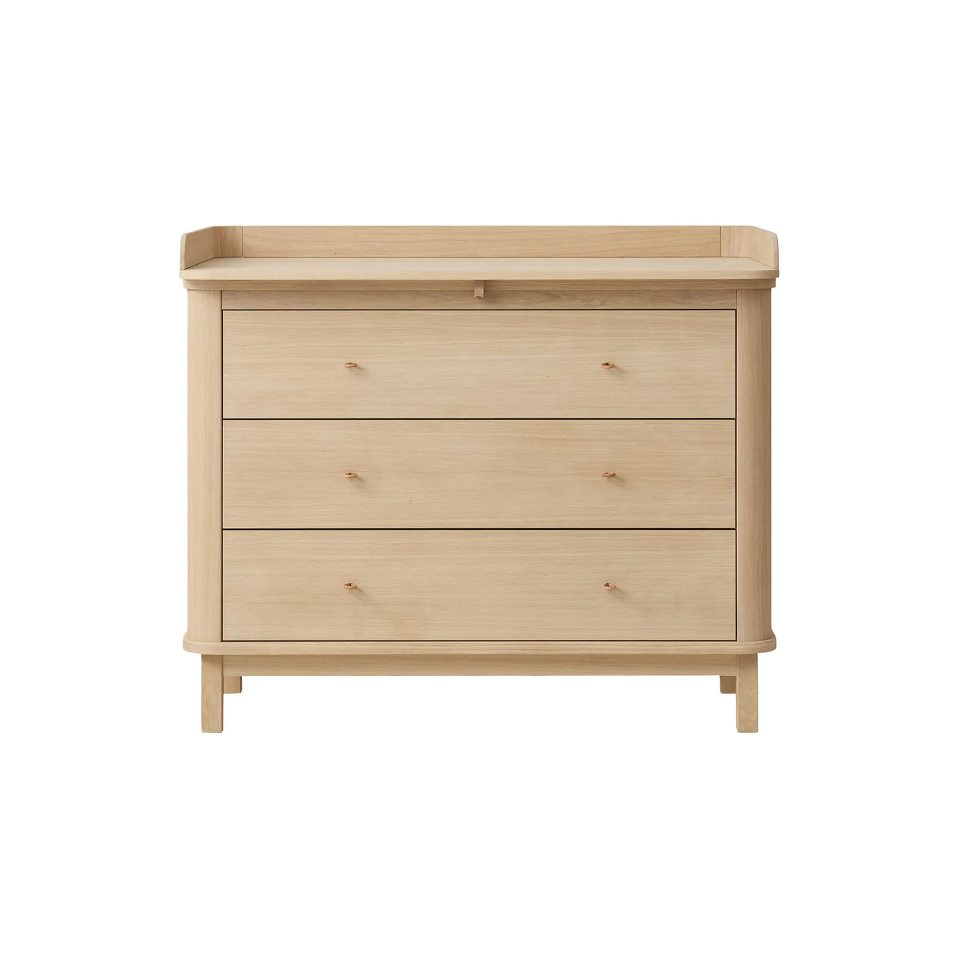 Wood puslekommode 3 skuffer, eg
