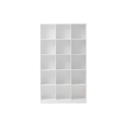 Wood reol 3x5 lodret med sokkel