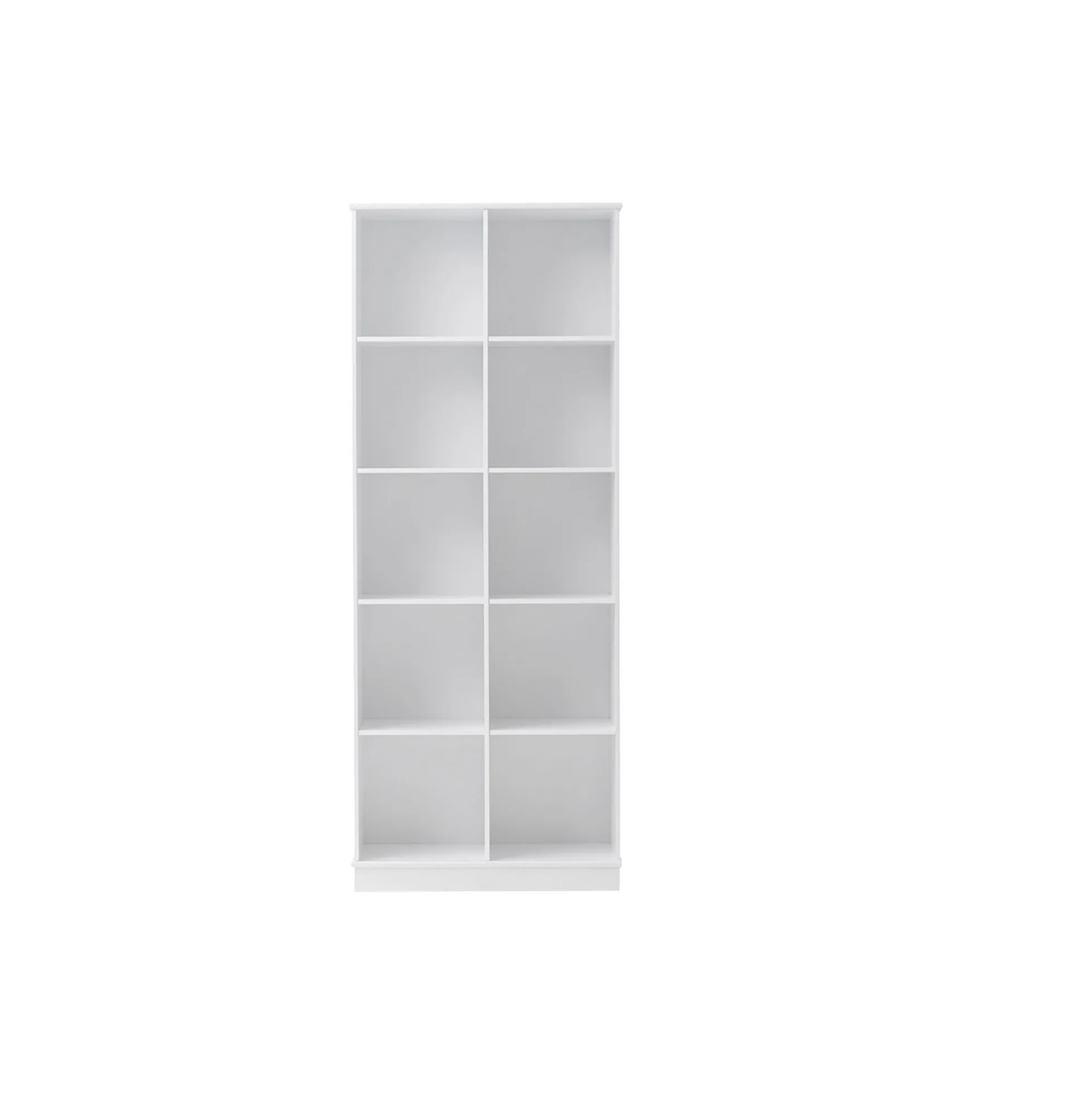 Wood reol 2x5 lodret med sokkel