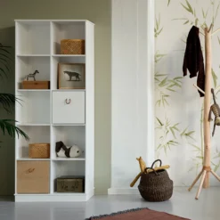 Wood reol 2x5 lodret med sokkel