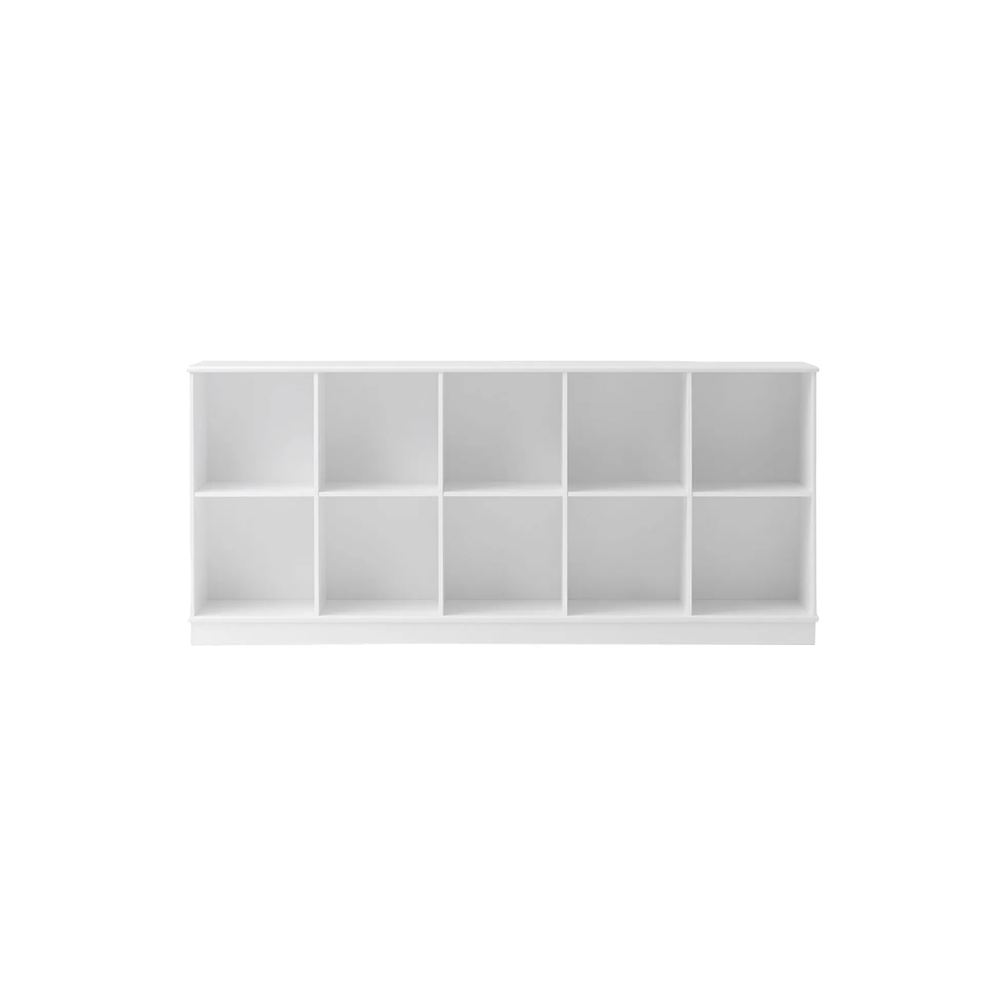 Wood reol 5x2 vandret med sokkel