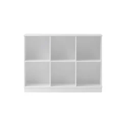 Wood reol 3x2 vandret med sokkel