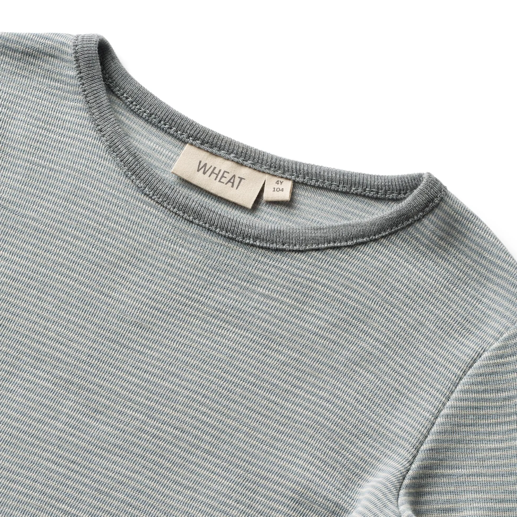 Wool T-Shirt L/S Alfie, 1433 navy stripe