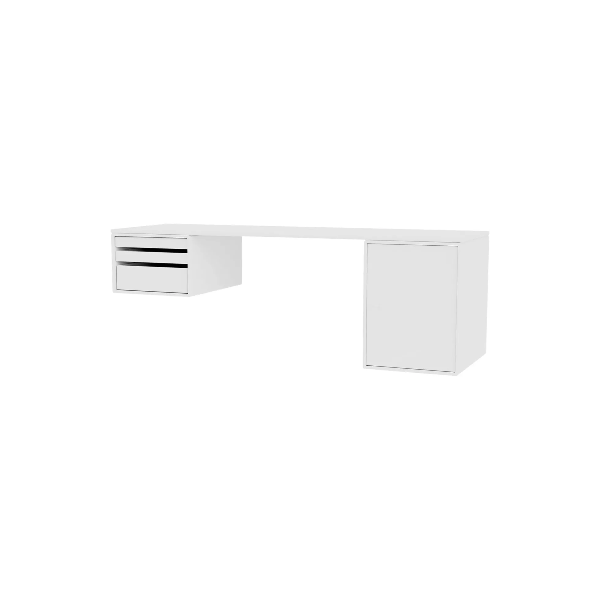 WORKSHOP skrivebord, 101 new white