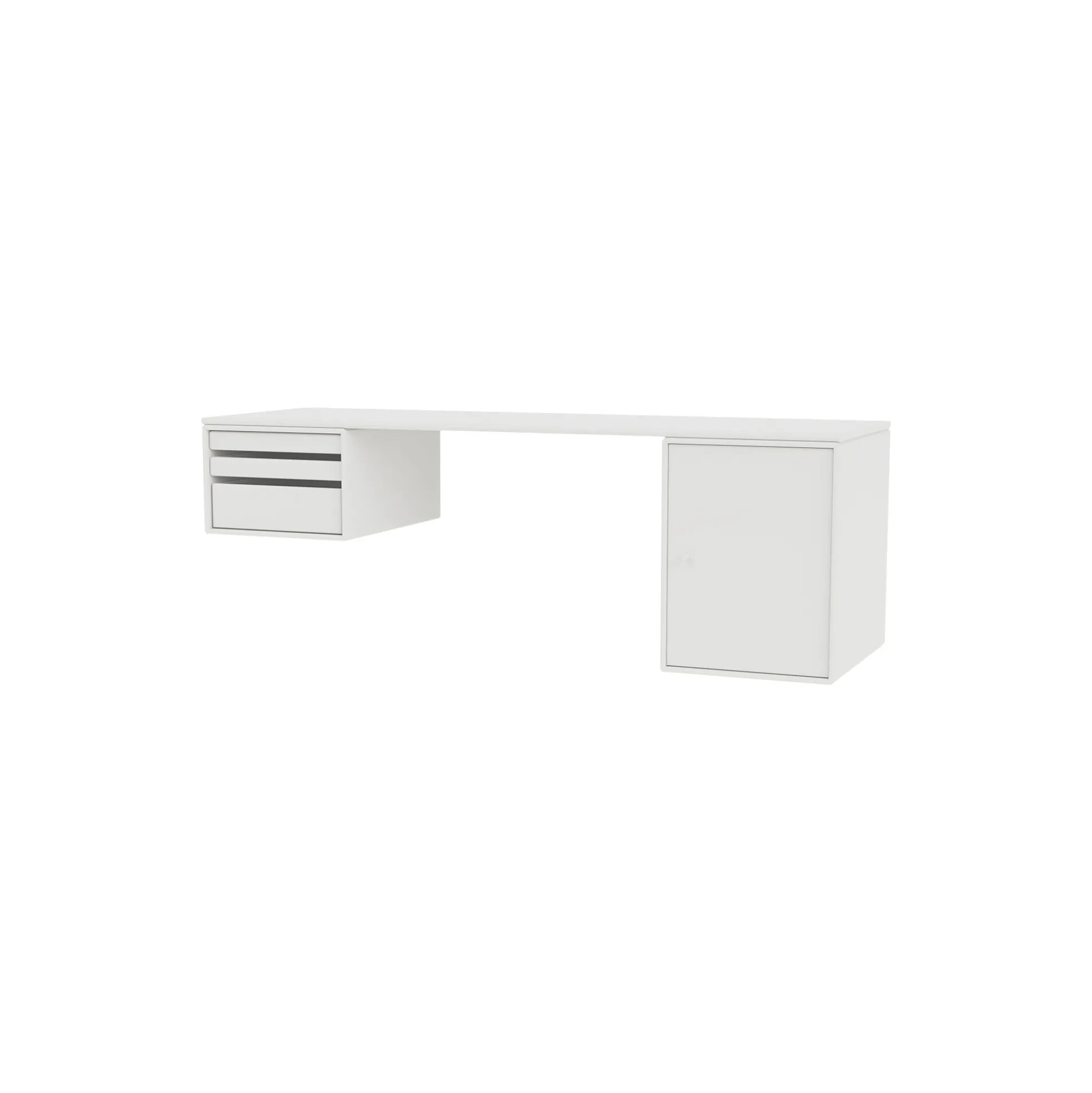 WORKSHOP skrivebord, 01 white