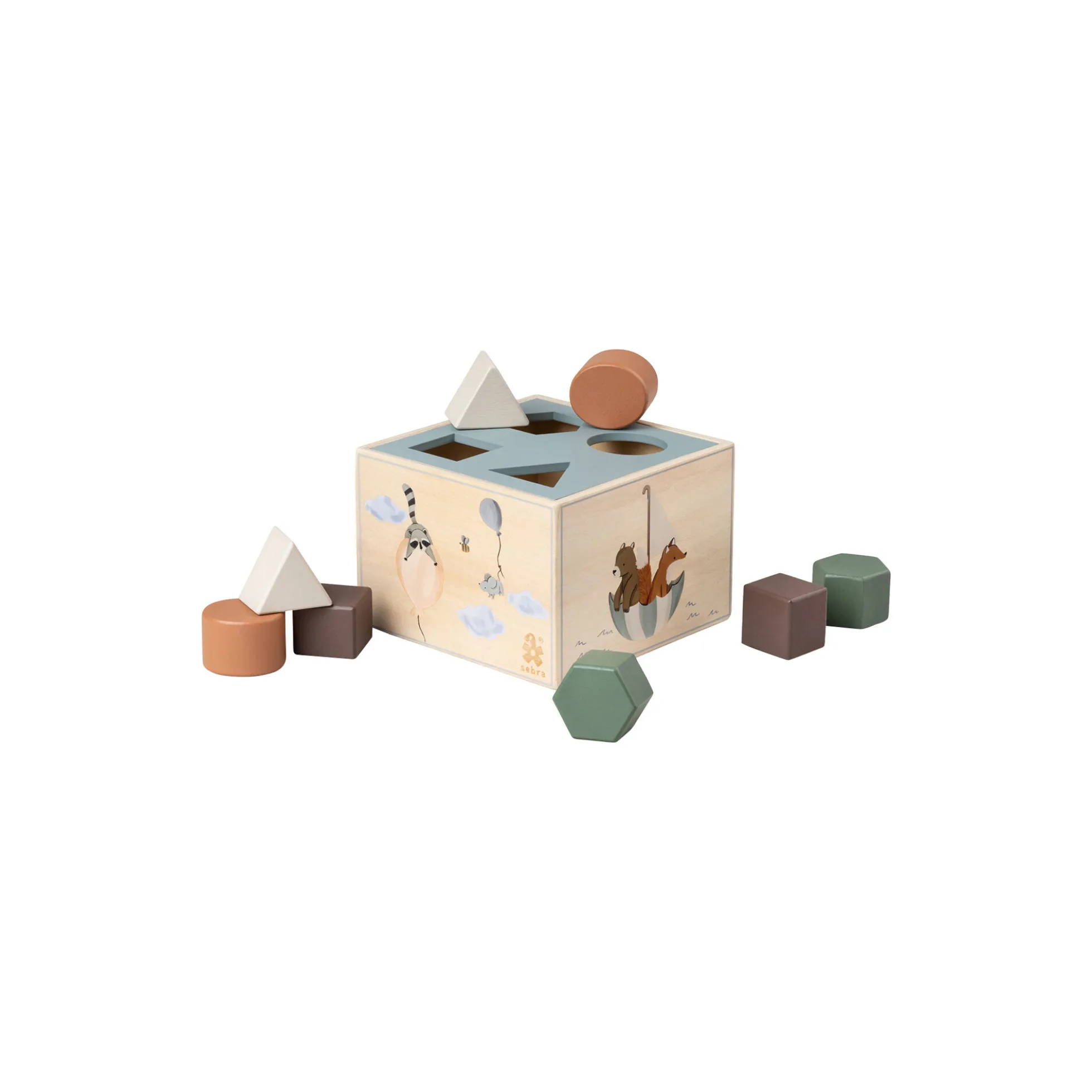 World of Sebra puttekasse, beige