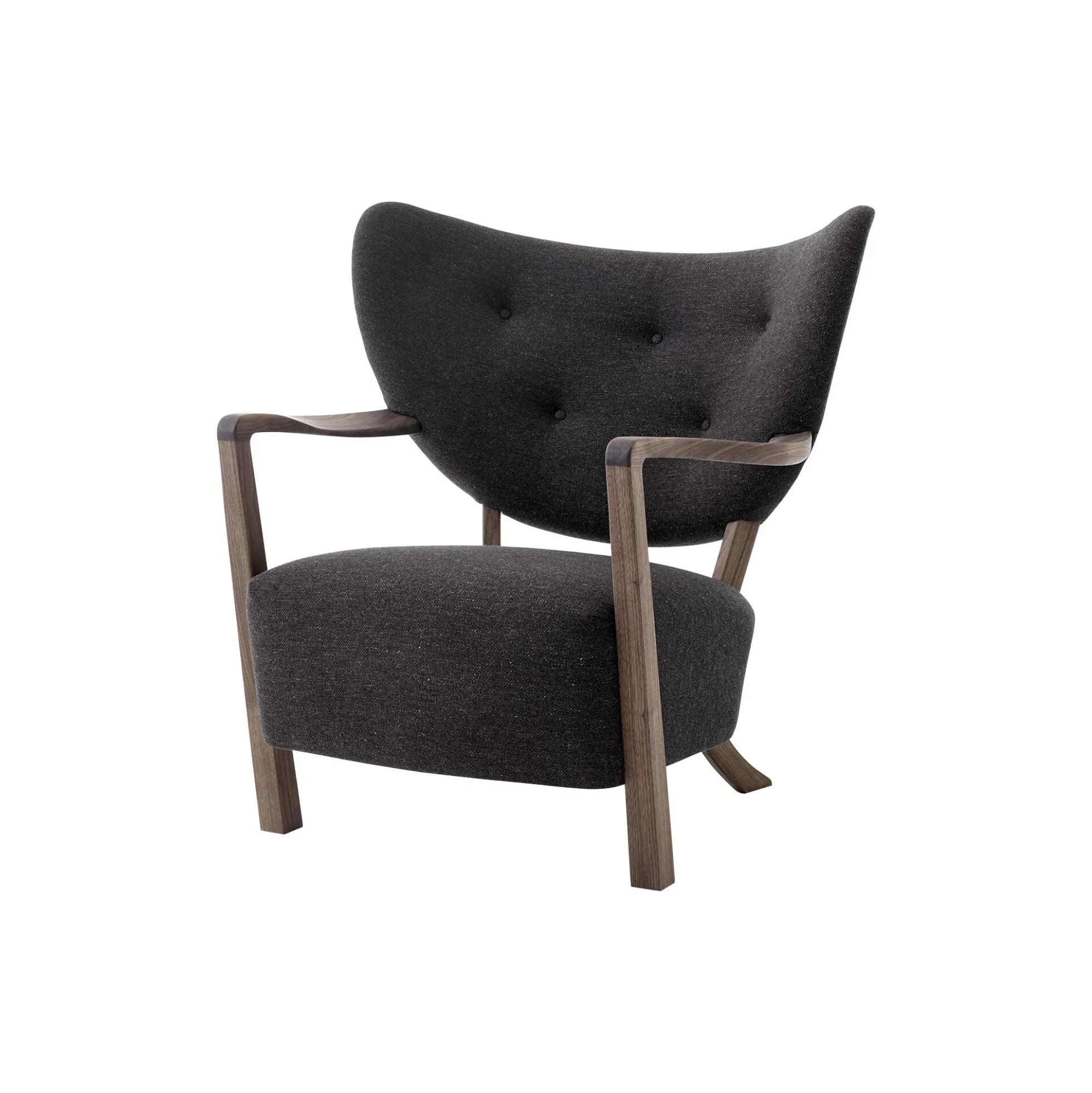 Wulff ATD2 Lounge Chair, hallingdal 376/oiled walnut