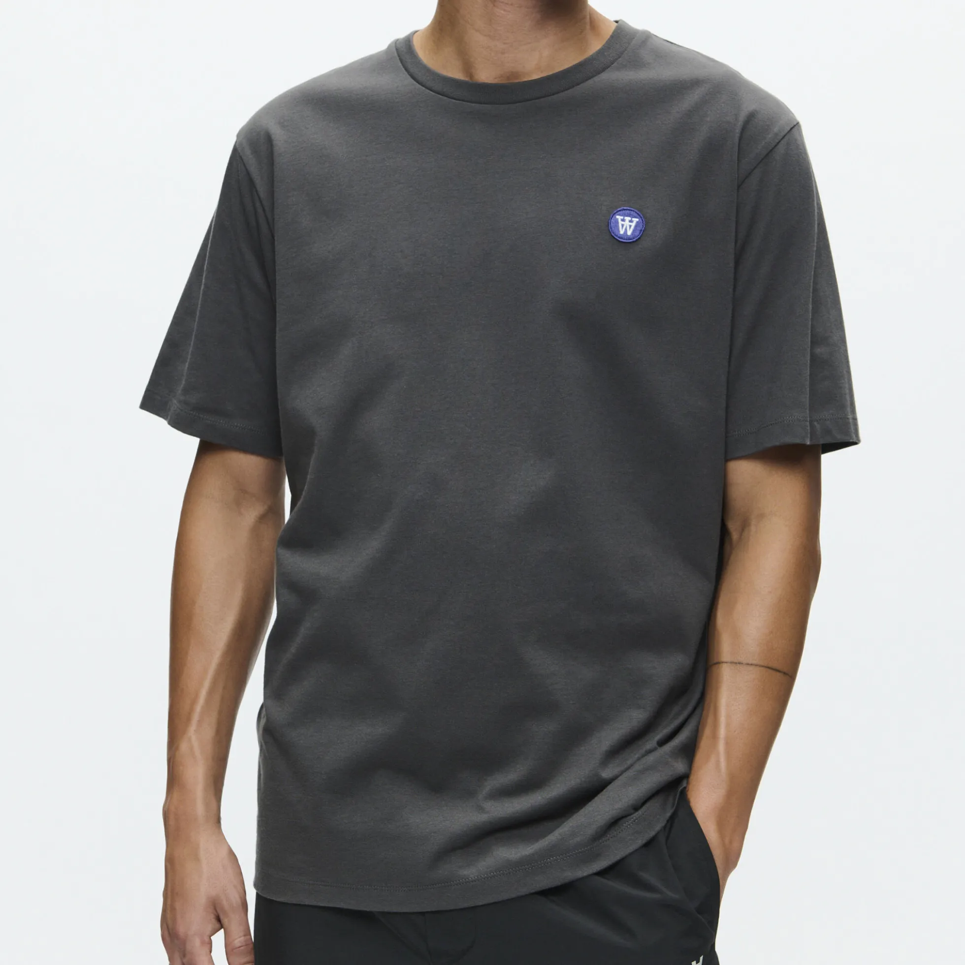 WWAce T-shirt , gray pinstripe