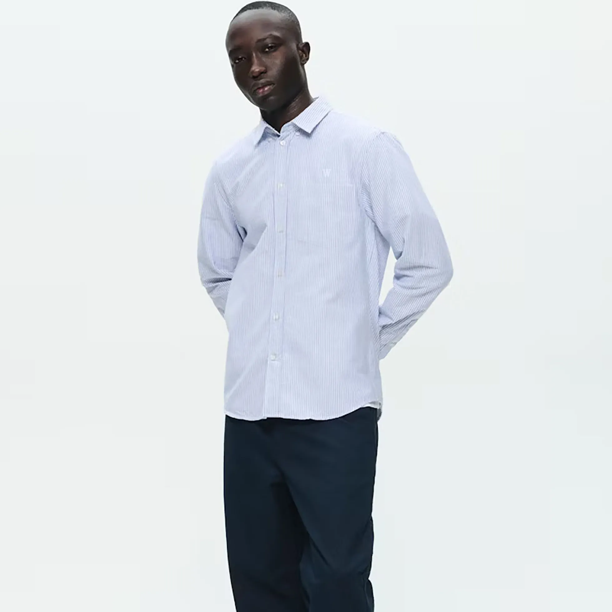 WWAdam Shirt, blue/white stripe