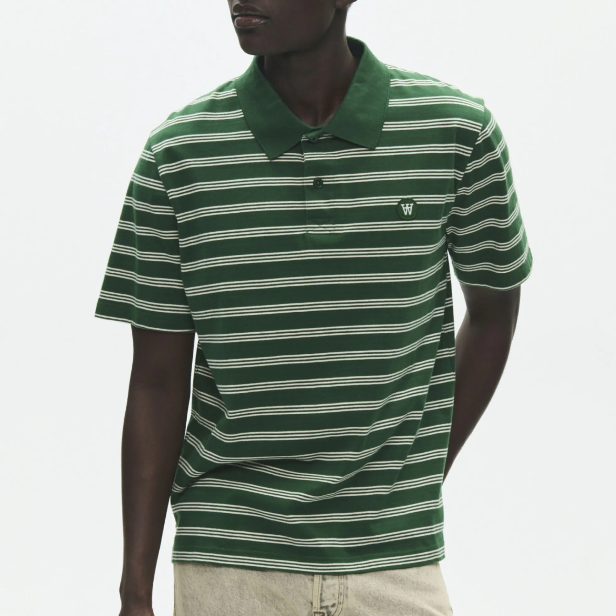 WWColton Polo, eden stripe