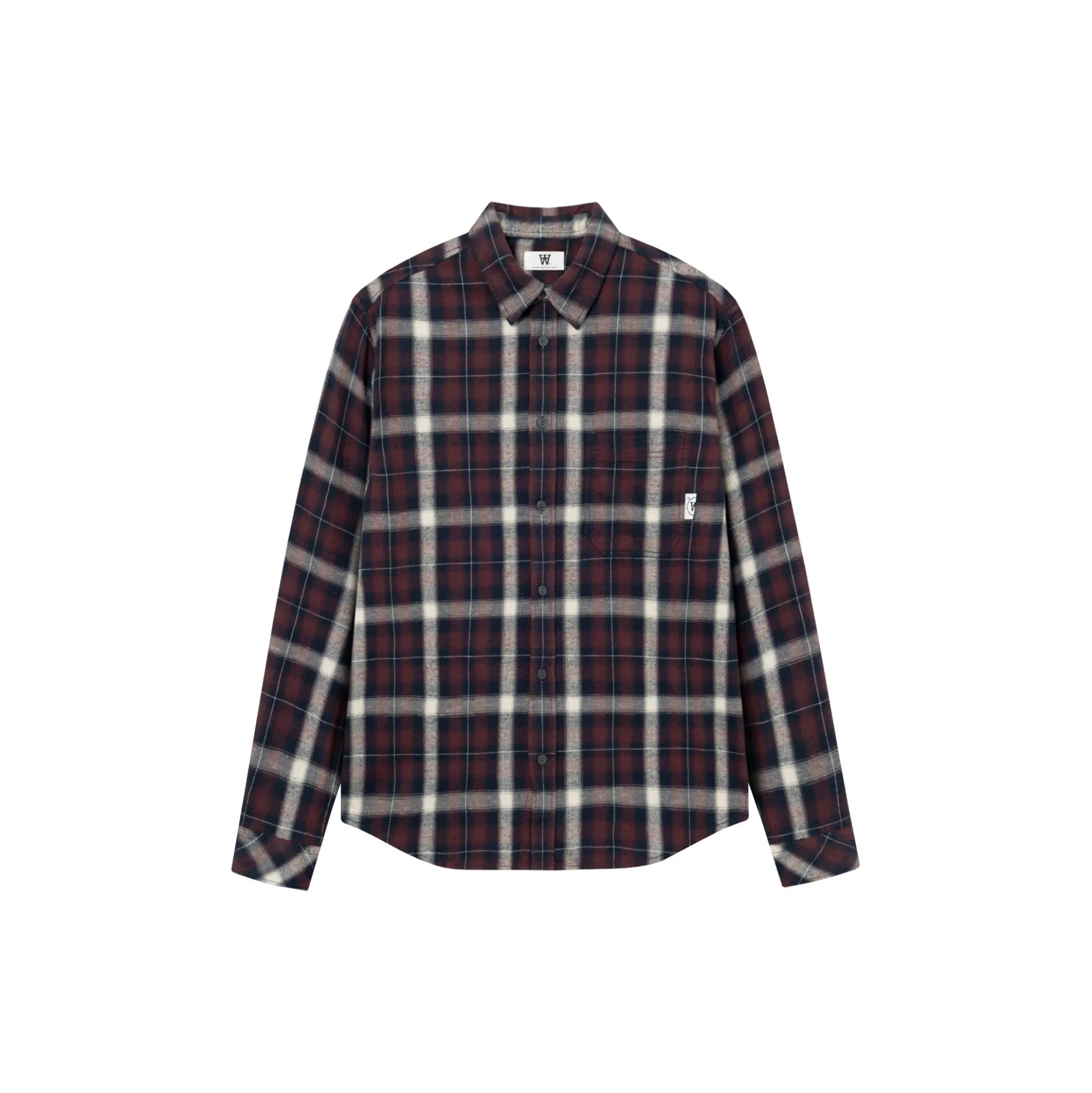 WWCooper shirt, decadent chocolate check