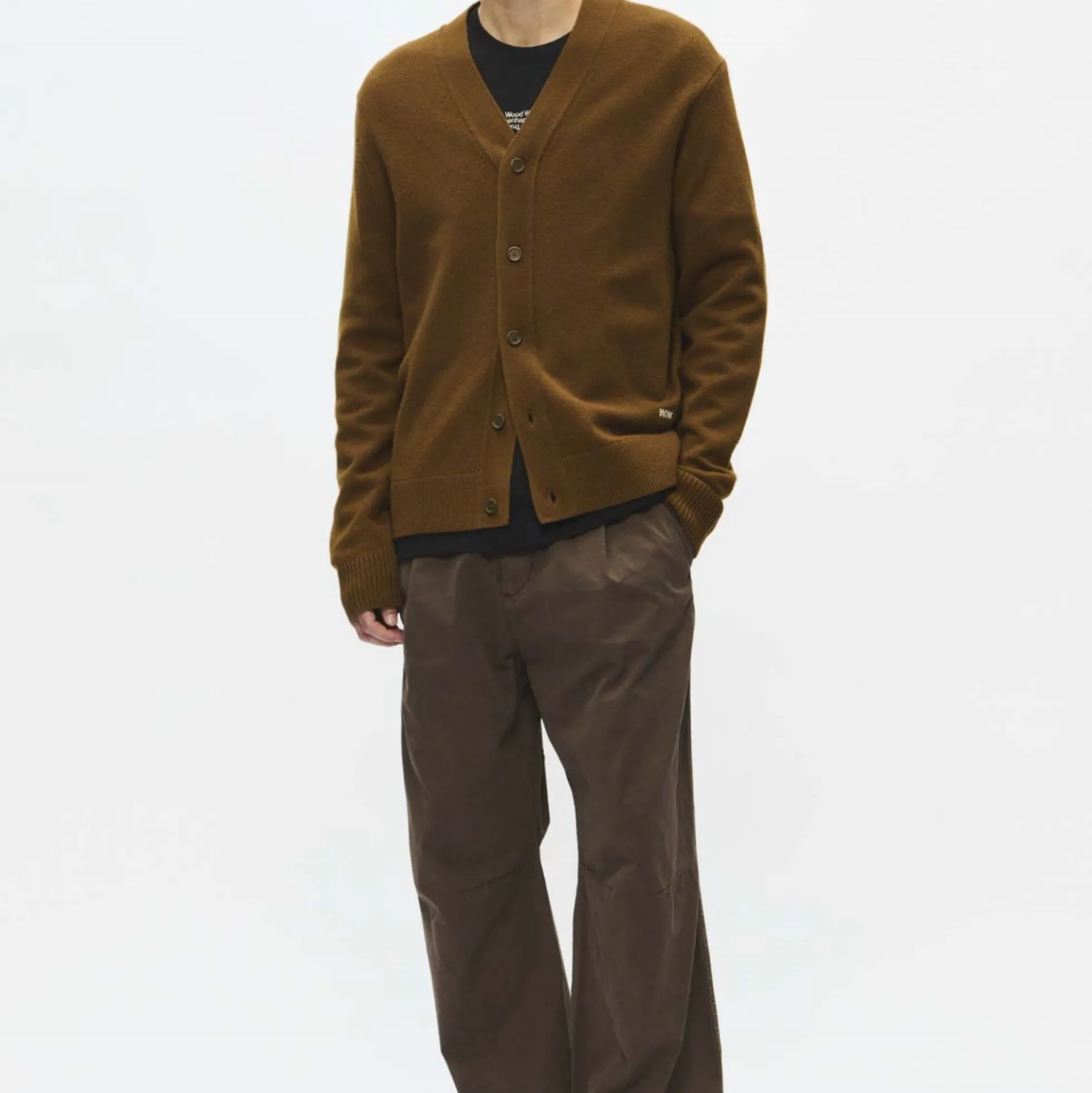 WWlogo cardigan, desert palm