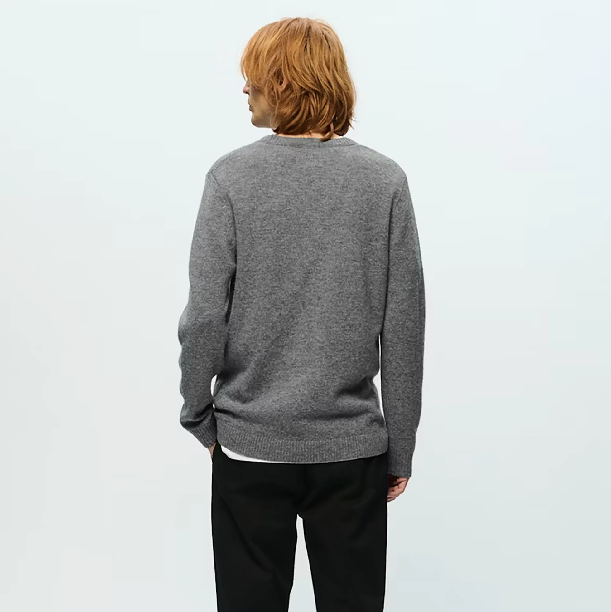 WWTay Pullover, light melange grey