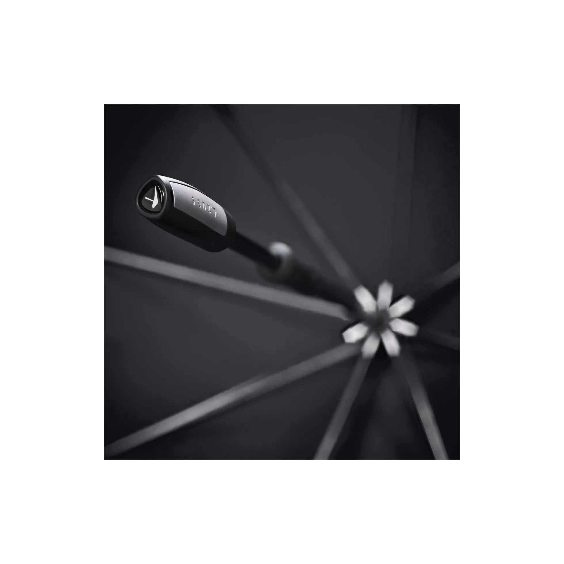 XXL stick storm umbrella, pure black