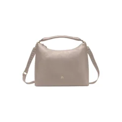 Zita Hobo Bag M, taupe